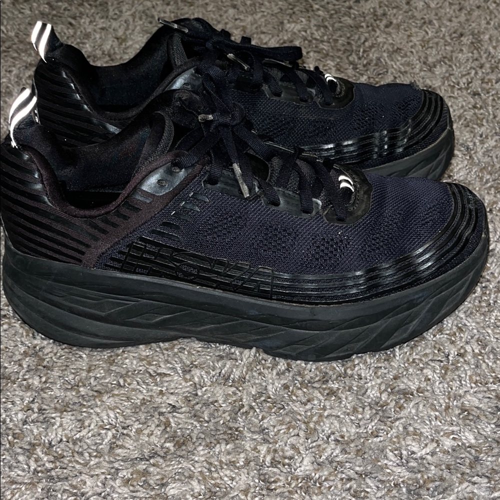 Hoka One One Bondi 6 Black Women Sneakers